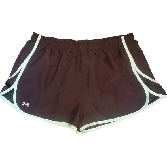 Under Armour Heat Gear Fitted Lined Running Athletic Shorts - Picture 1 of 6